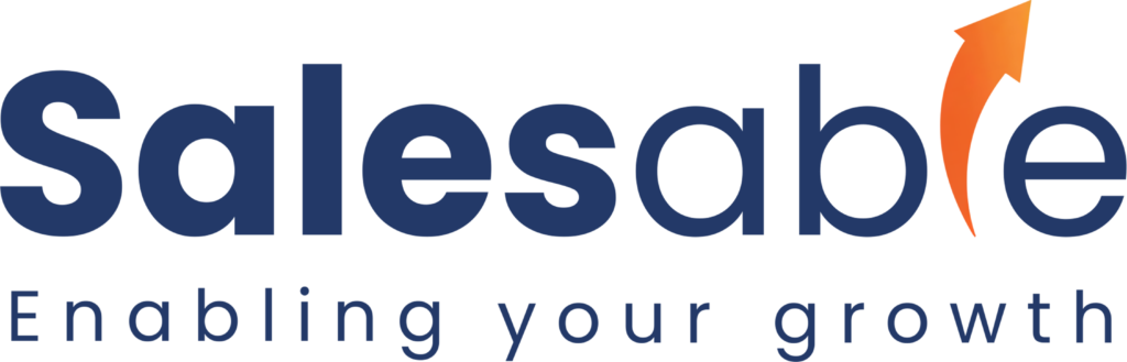 Salesable logo for a lead generation and data intelligence company